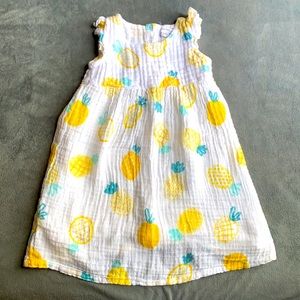 Angel Dear Muslin Pineapple Sundress w/ Bloomers